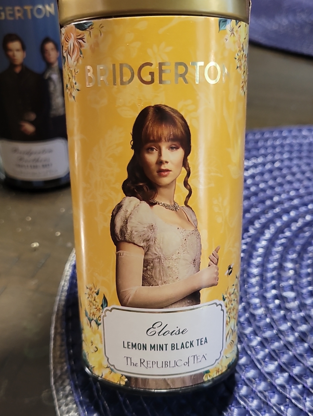 Eloise Lemon Mint Black Tea — Yellow Canister